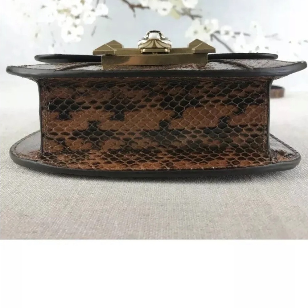 ❌SOLD GUCCI Brown Snakeskin Leather Osiride Crossbody Bag NEW WITH TAGS! Box!Bag - Picture 7 of 13